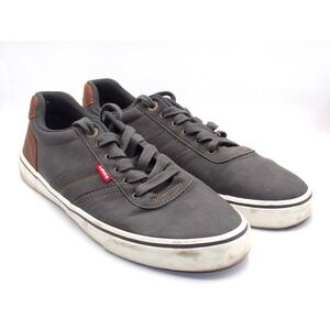 Levis Shoes Mens Size 10 Gray Brown Comfort Sneakers Casual Low Top 519303K36